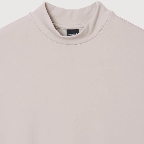 MOCK NECK SWEAT BEIGE