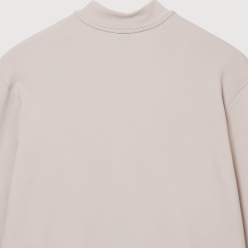 MOCK NECK SWEAT BEIGE