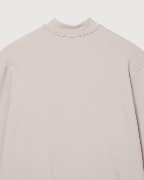 MOCK NECK SWEAT BEIGE