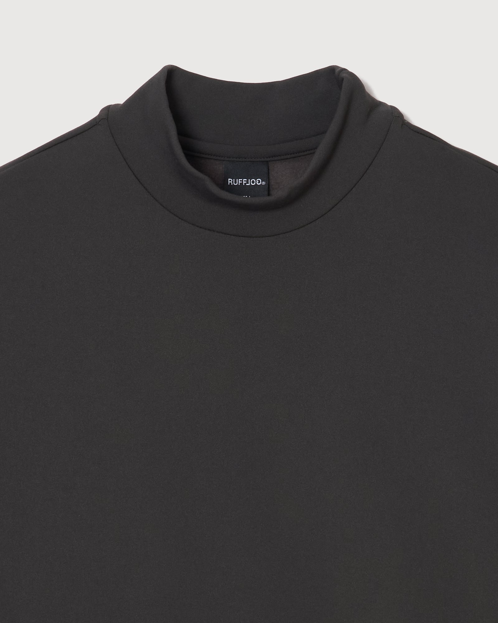 MOCK NECK SWEAT GRAY – RUFFLOG
