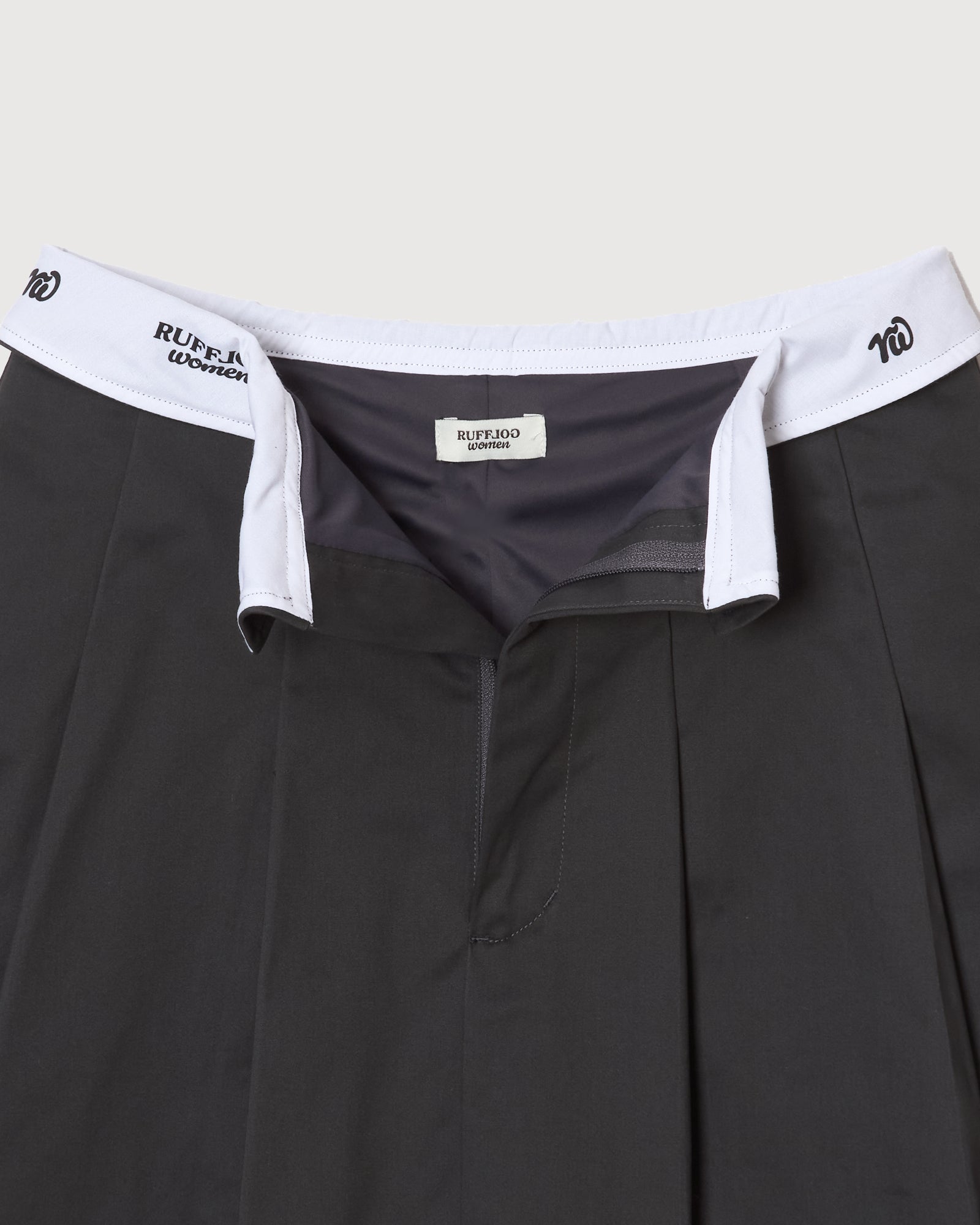 レディースウェア RUFFLOG RW WAIST DESIGN SKIRT RW waist design skirt GRAY – RUFFLOG