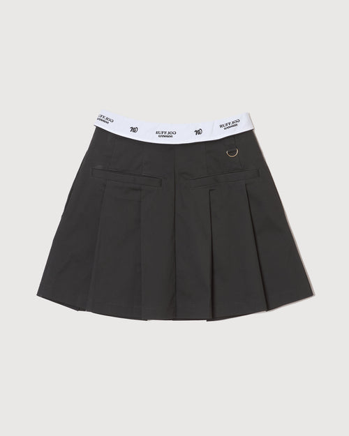 RW waist design skirt GRAY