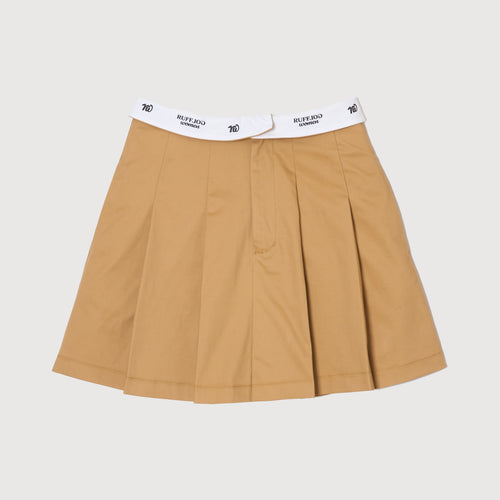 RW waist design skirt BEIGE