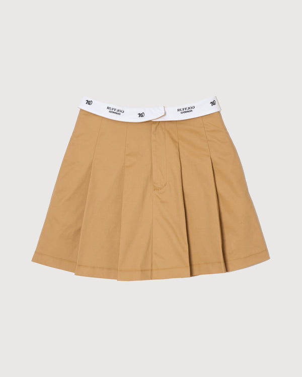 RW waist design skirt BEIGE