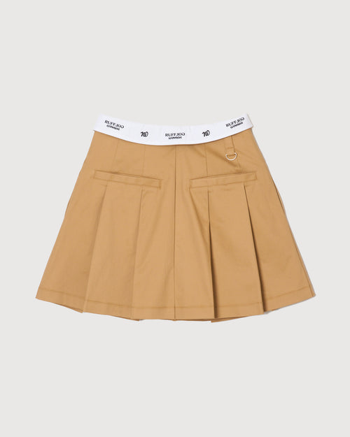 RW waist design skirt BEIGE