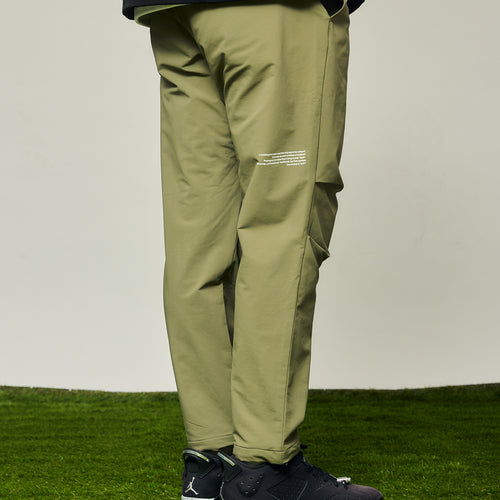 STRECH WARM WIDE SLACKS KHAKI