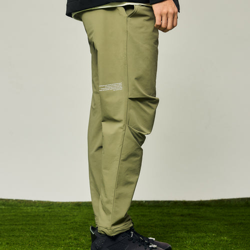 STRECH WARM WIDE SLACKS KHAKI