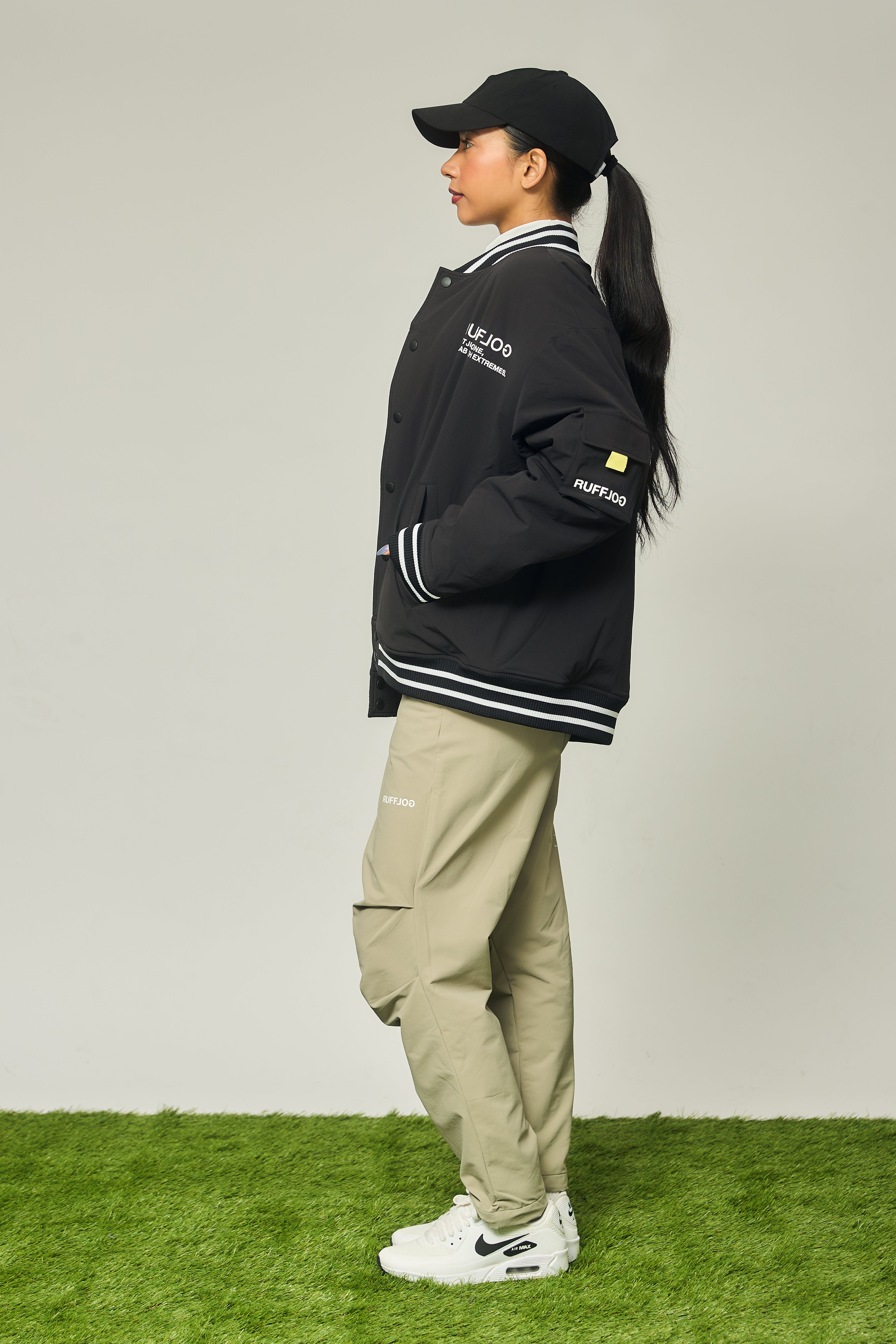 MA-1 PUFFER JACKET BLACK – RUFFLOG