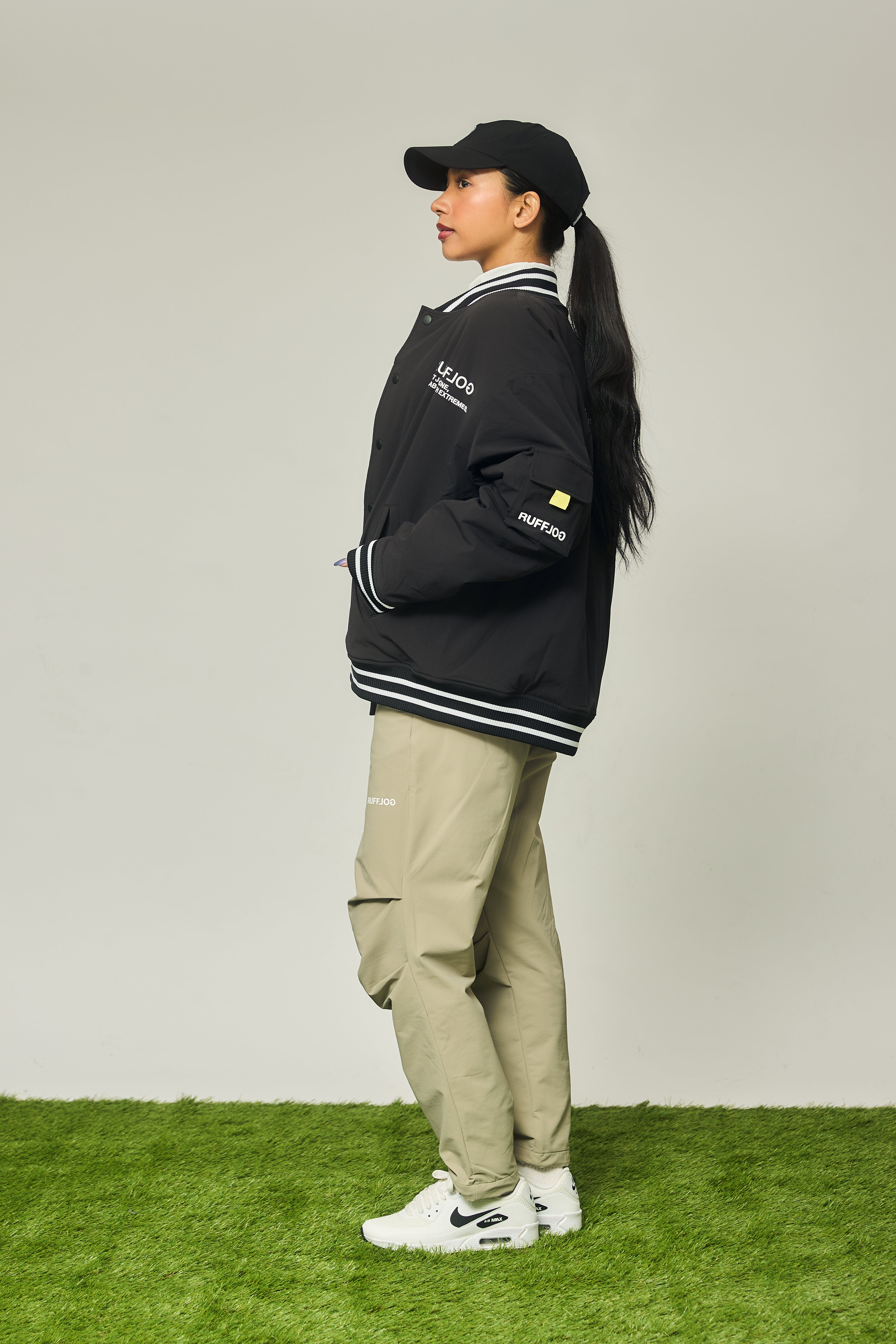 MA-1 PUFFER JACKET BLACK – RUFFLOG