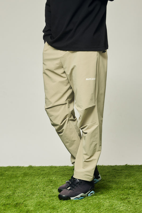 STRECH WARM WIDE SLACKS BEIGE