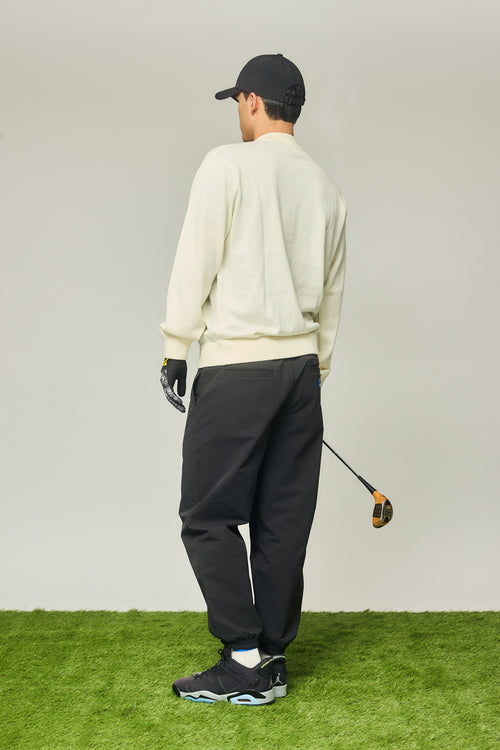 STRETCH JOGGER PANTS BLACK