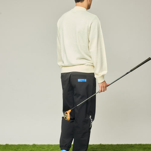 STRETCH JOGGER PANTS BLACK