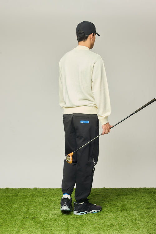 STRETCH JOGGER PANTS BLACK