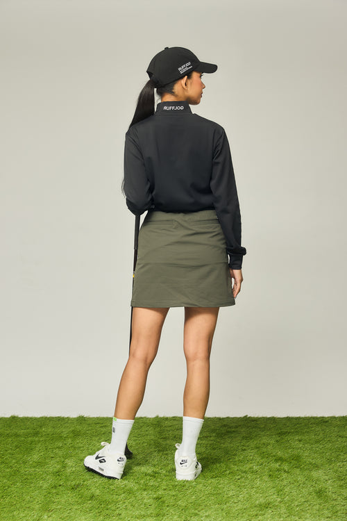 EXTRA WARM L/S MOCK NECK BLACK