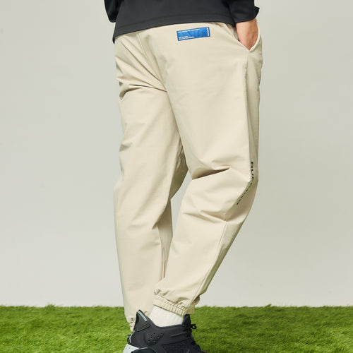 STRETCH JOGGER PANTS LIGHT BEIGE