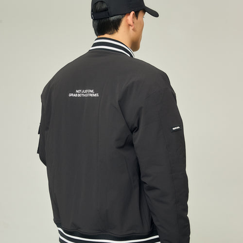 MA-1 PUFFER JACKET BLACK