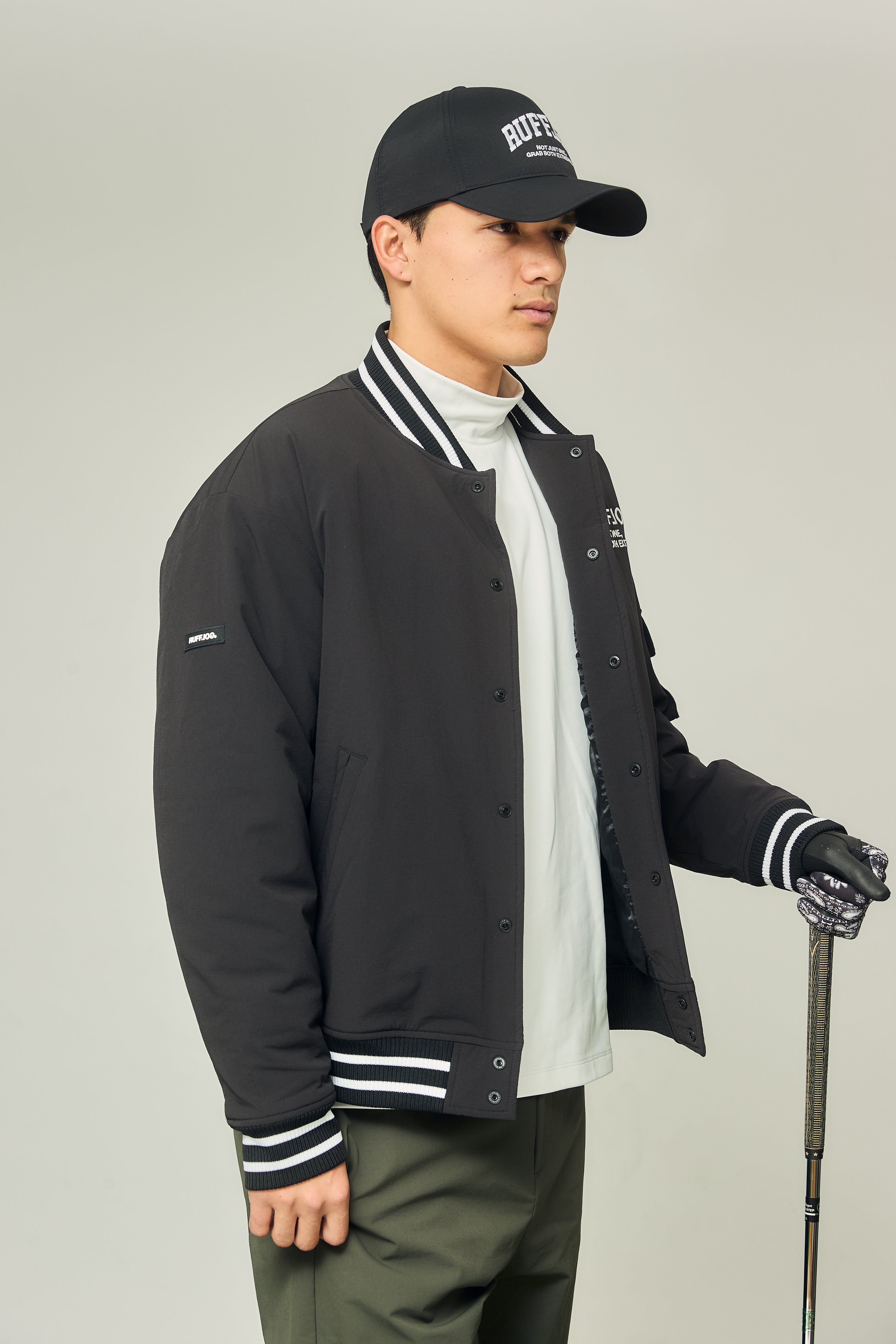 ジャケット・アウター RUFFLOG MA-1 PUFFER JACKET BLACK MA-1 PUFFER JACKET BLACK – RUFFLOG
