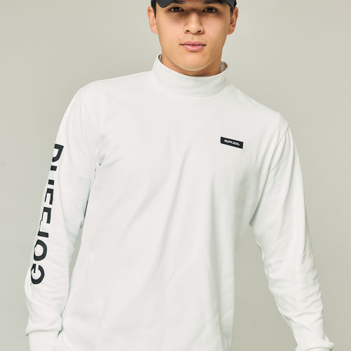 EXTRA WARM L/S MOCK NECK WHITE