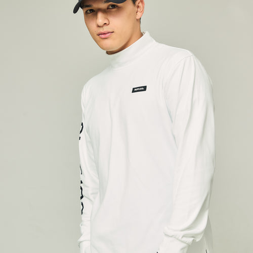 EXTRA WARM L/S MOCK NECK WHITE