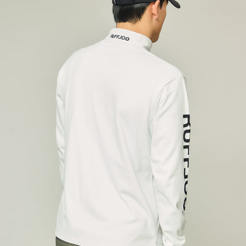 EXTRA WARM L/S MOCK NECK WHITE