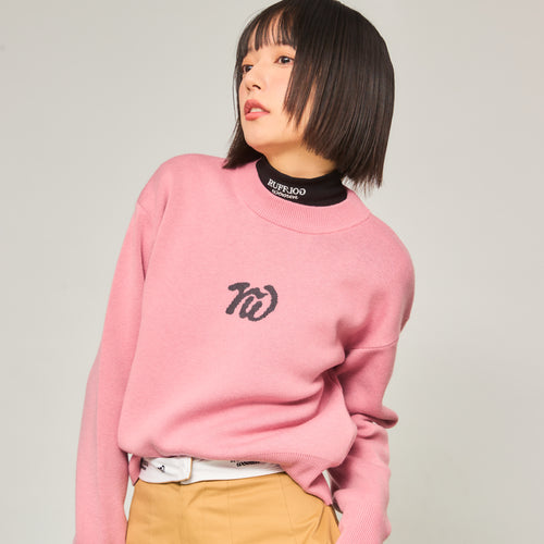 RW jacquard knit PINK