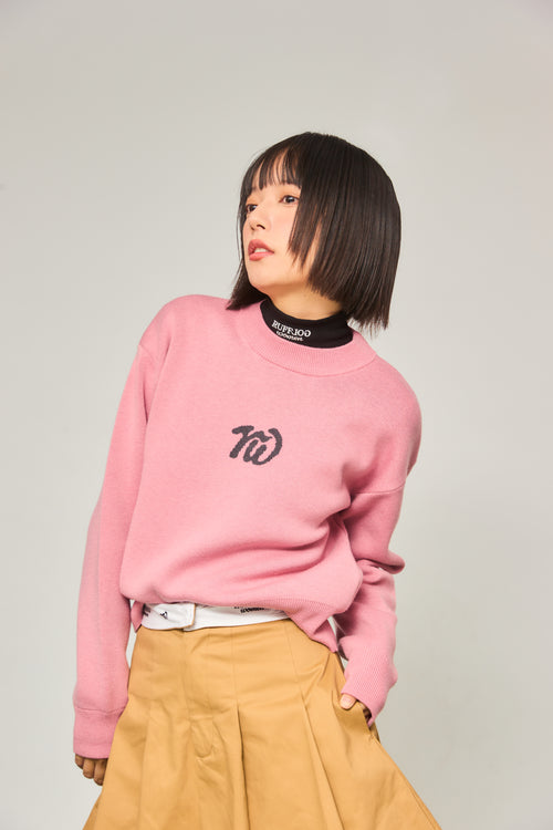 RW jacquard knit PINK