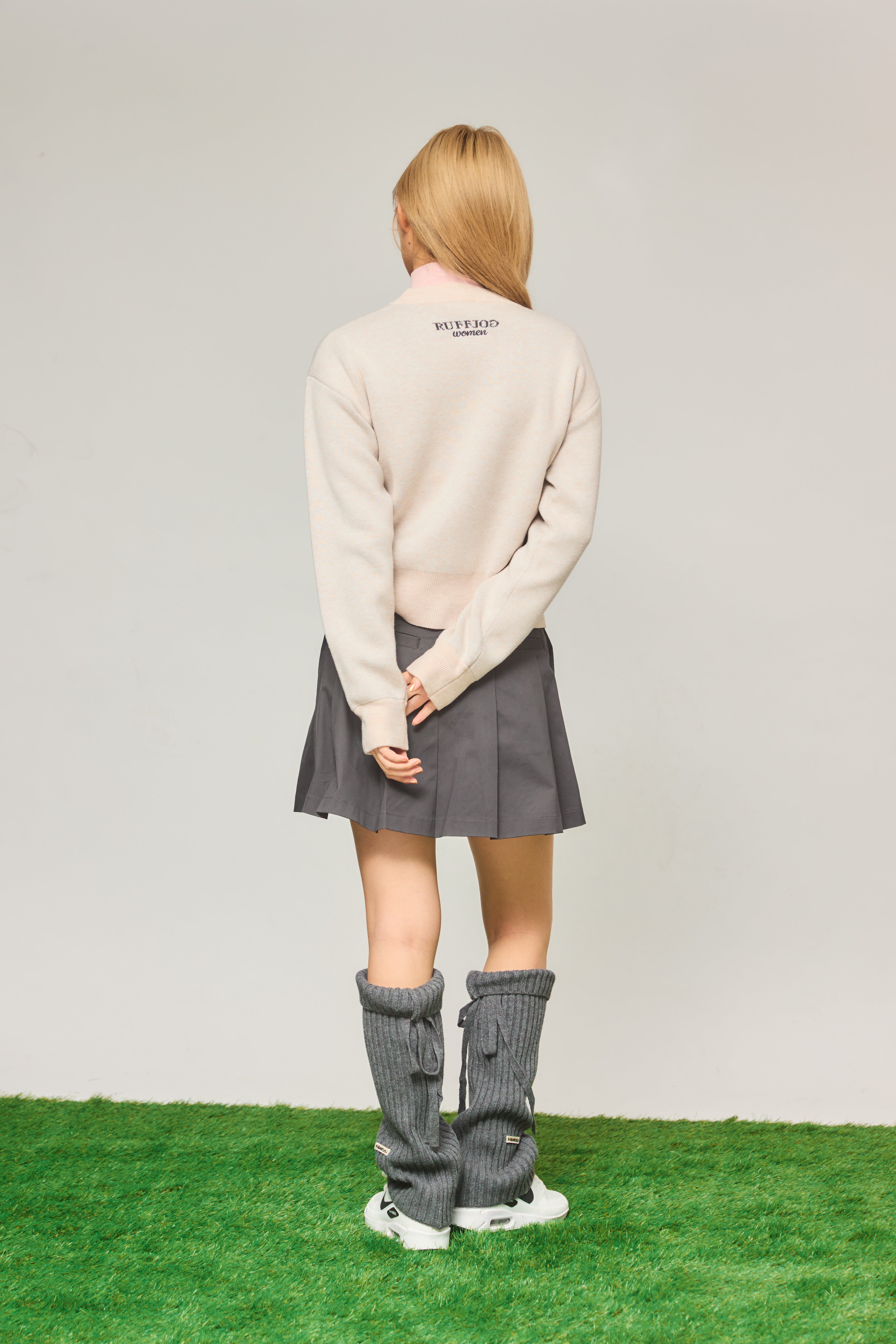 RW waist design skirt GRAY – RUFFLOG