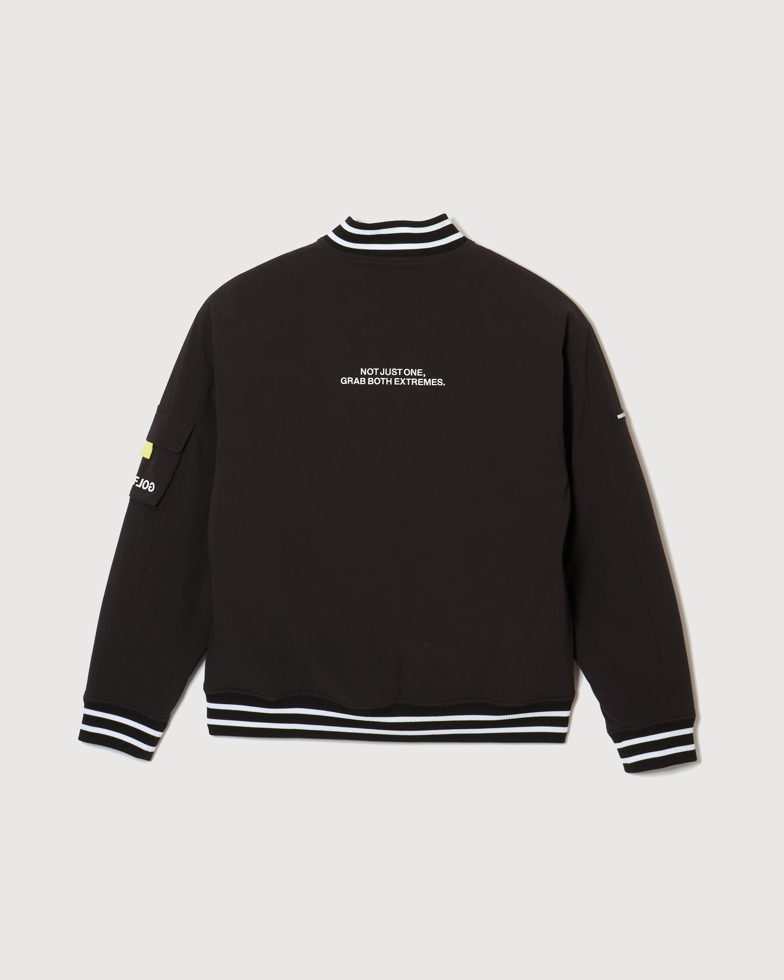 MA-1 PUFFER JACKET BLACK – RUFFLOG