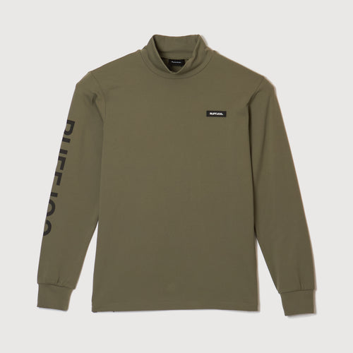 EXTRA WARM L/S MOCK NECK KHAKI