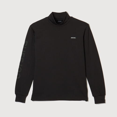 EXTRA WARM L/S MOCK NECK BLACK