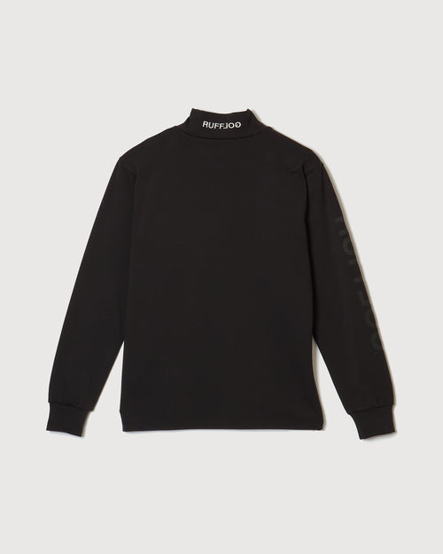 EXTRA WARM L/S MOCK NECK BLACK