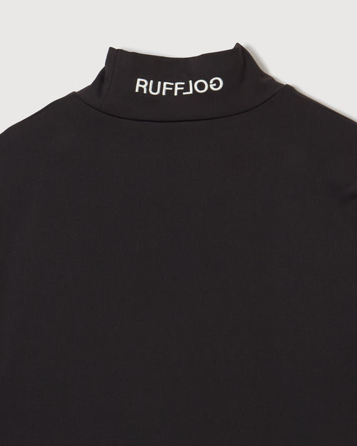 EXTRA WARM L/S MOCK NECK BLACK