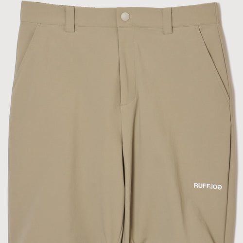 STRECH WARM WIDE SLACKS BEIGE