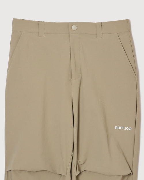 STRECH WARM WIDE SLACKS BEIGE
