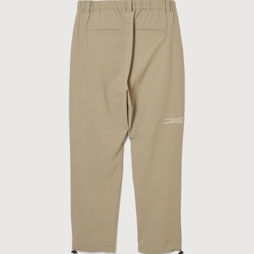 STRECH WARM WIDE SLACKS BEIGE