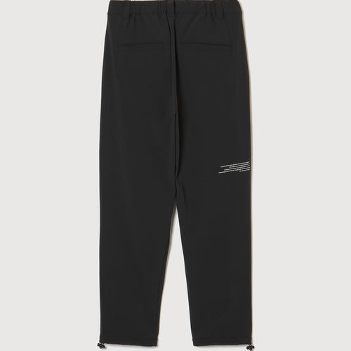 STRECH WARM WIDE SLACKS BLACK