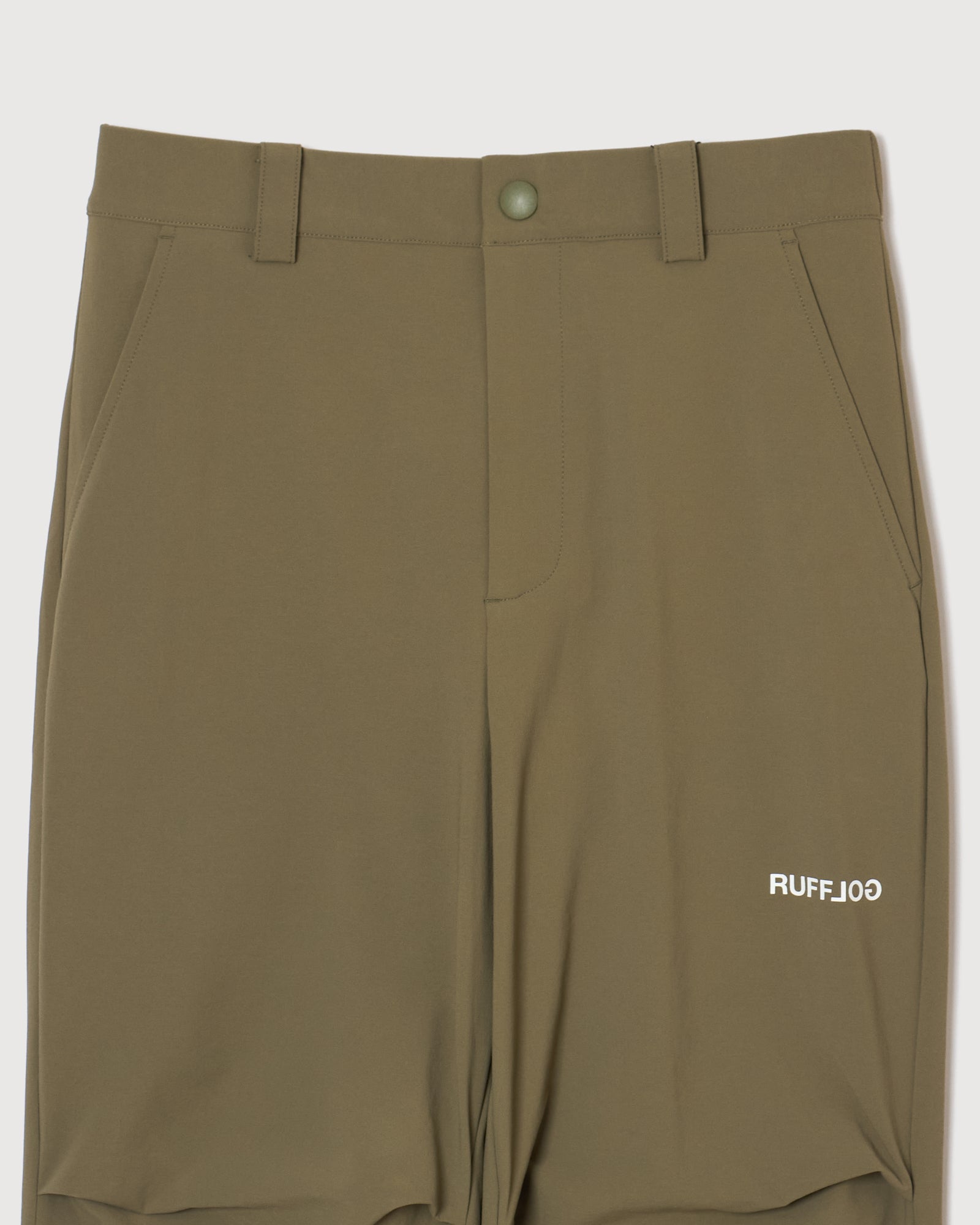 STRECH WARM WIDE SLACKS KHAKI – RUFFLOG