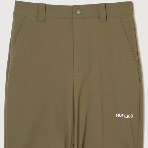 STRECH WARM WIDE SLACKS KHAKI