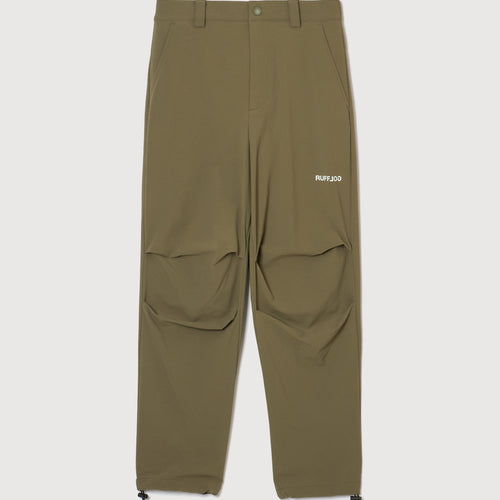 STRECH WARM WIDE SLACKS KHAKI