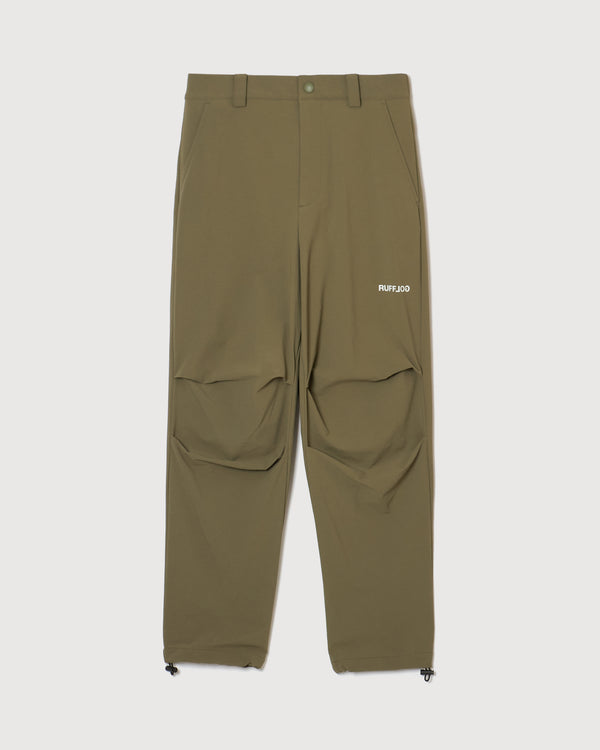 STRECH WARM WIDE SLACKS KHAKI