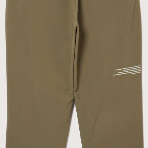 STRECH WARM WIDE SLACKS KHAKI