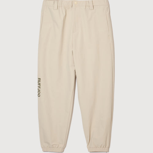 STRETCH JOGGER PANTS LIGHT BEIGE