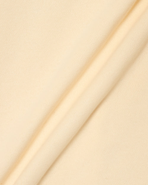 [WOMEN]#DIGNIFIED LOGO FLEECE PULLOVER L/S POLO CREAM