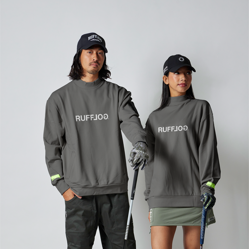 MOCK NECK SWEAT GRAY