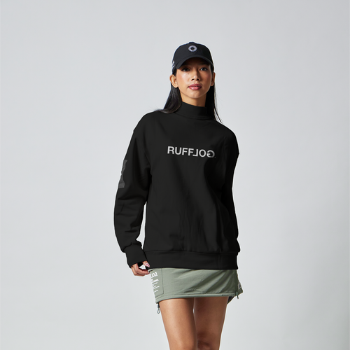 MOCK NECK SWEAT BLACK
