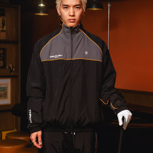 NYLON SET UP JACKET BLACK