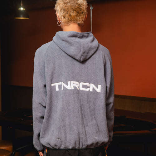 FLEECE PULLOVER HOODIE GRAY