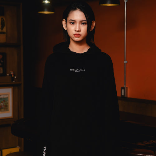 FLEECE PULLOVER HOODIE BLACK