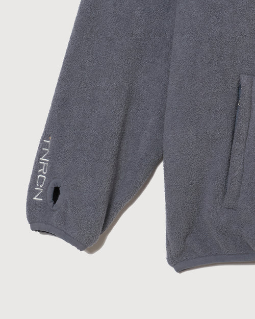 FLEECE PULLOVER HOODIE GRAY
