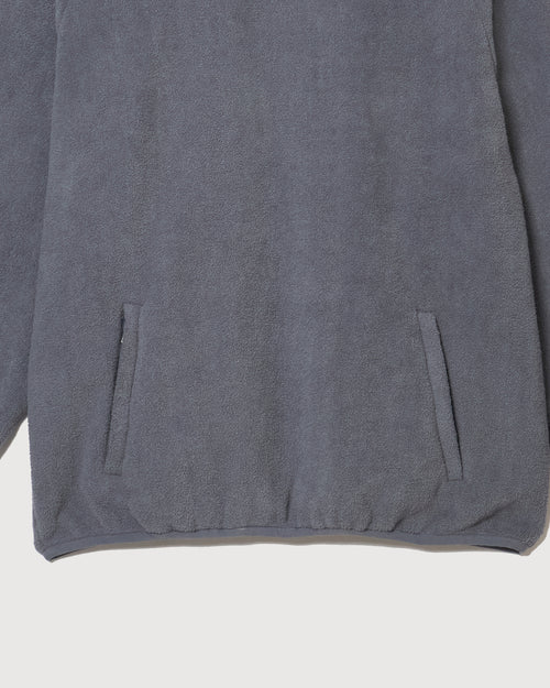 FLEECE PULLOVER HOODIE GRAY